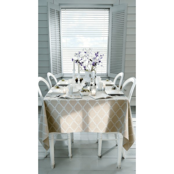 Фото - Скатерть прямоугольная SOHO 140х180см PEVA Beige Harmony (04-TC-0770-HW1470)